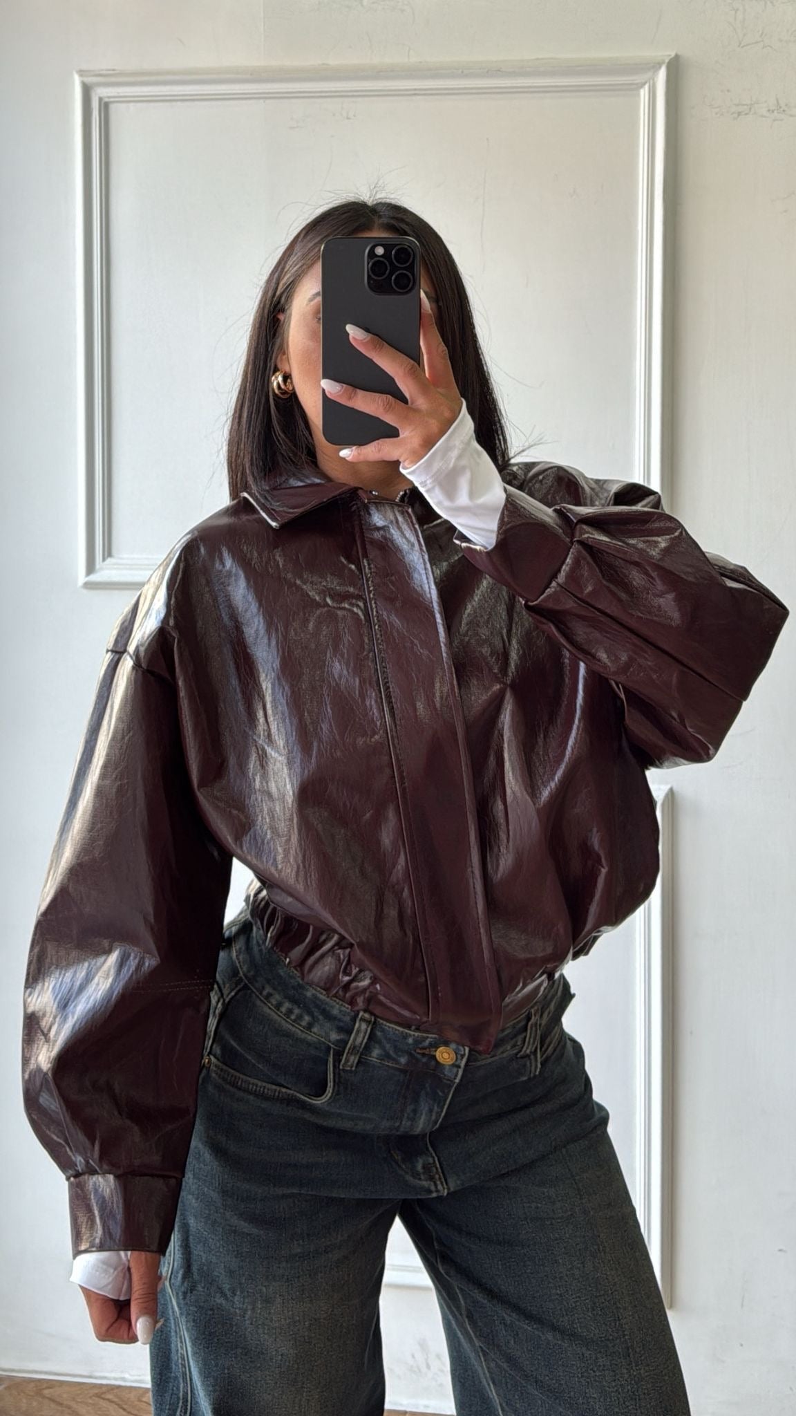 NOVATA | SARYNA | Bomber cuir